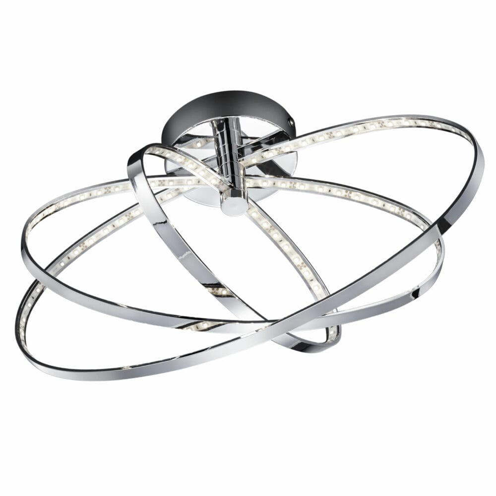 LED-Deckenleuchte  3 Ringe oval