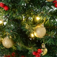LED Weihnachtsbaum mit Deko ∅20x60cm