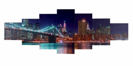 Leinwandbild Wandbild 7-teilig 245x87cm ~ New York