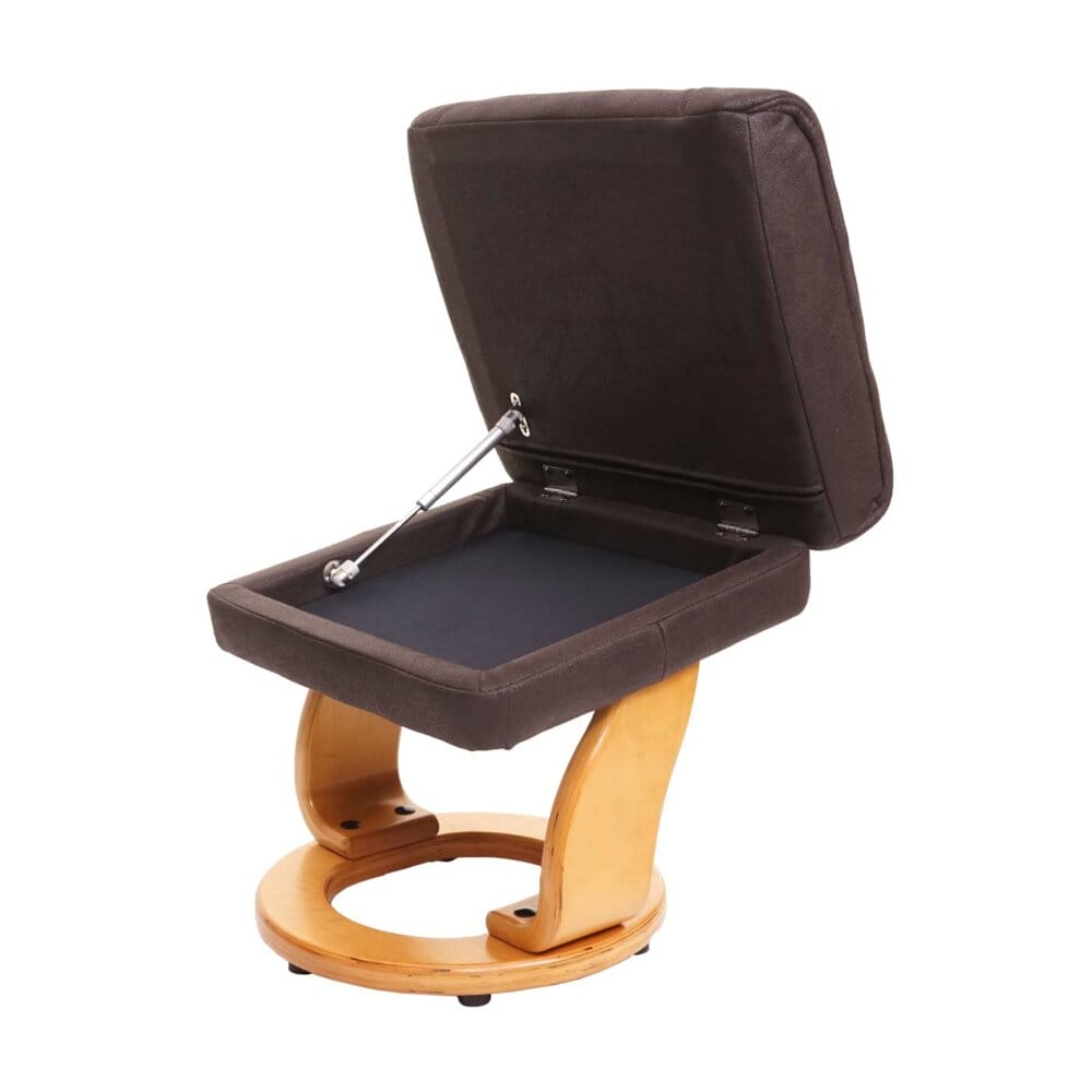 MCA Relaxsessel TV-Sessel mit Hocker schwarz-braun