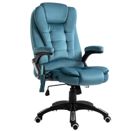 Massage Bürostuhli ergonomisch Blau 67 x 74 x 107-116 cm