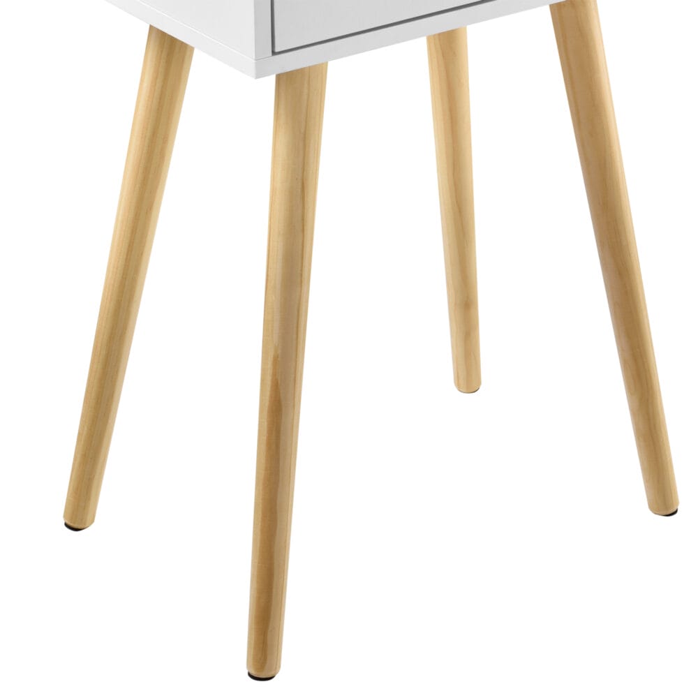 Nachttisch Sörby 60x40x30 cm mit Schublade Weiss
