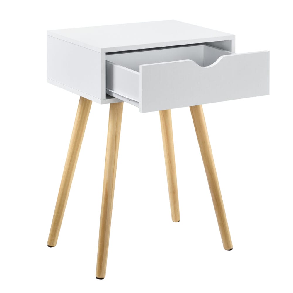 Nachttisch Sörby 60x40x30 cm mit Schublade Weiss