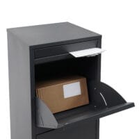 Paketbriefkasten Briefkasten ~ verzinkt anthrazit