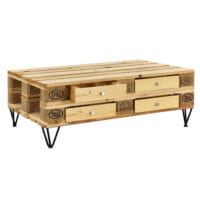 4x Schubladen für Europaletten-Möbeln DIY-Set Holz Natur