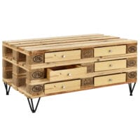 Schublade 1x für Europaletten-Möbeln DIY Holz Natur
