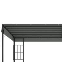 Pergola 4x3m Gartenpavillon Überdachung Zelt Metall