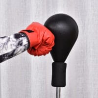 Punchingball Set Standboxsack Stand-Punchingball + Handschuhe