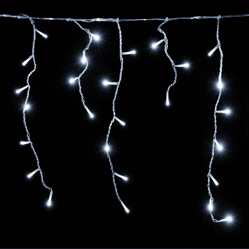 Regen Lichterkette mit 400 LEDs 15 Meter kaltweiss