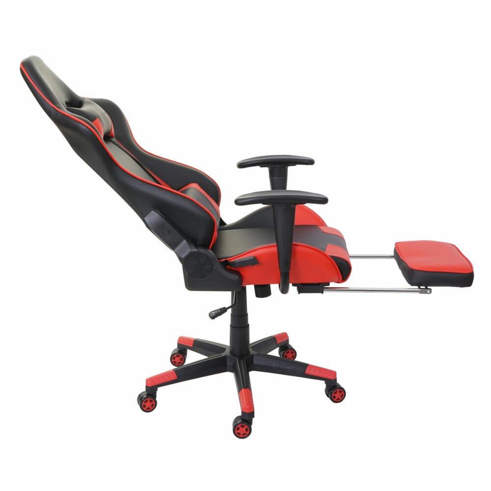 Relax-Bürostuhl  150kg belastbar Gamingstuhl mit Fussstütze