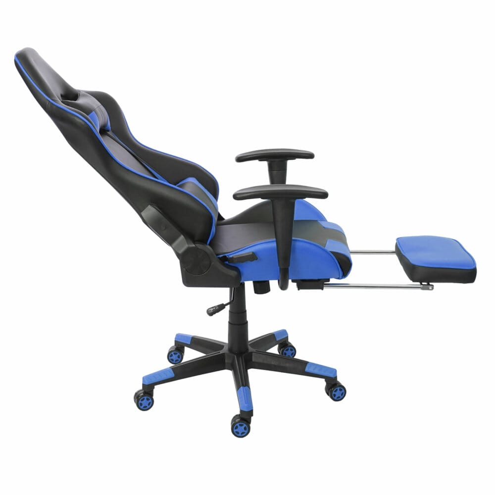 Relax-Bürostuhl  150kg belastbar Gamingstuhl mit Fussstütze