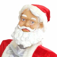 Weihnachtsmann Karaoke 150cm singend und tanzend
