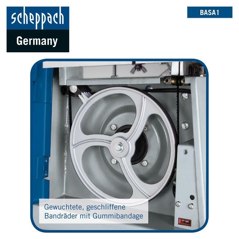 Scheppach Bandsäge BASA 1 Professional + Sägeband