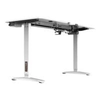 Höhenverstellbarer Tisch Salinas elektrisch 140x60cm Weiss