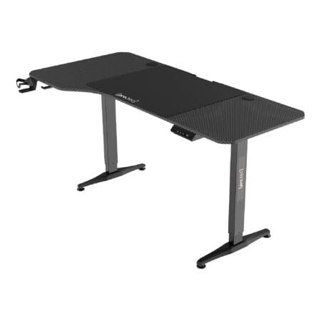 Höhenverstellbarer Tisch Oxnard elektrisch 160x75cm Schwarz