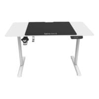 Höhenverstellbarer Tisch Pomona elektrisch 110x60cm Weiss
