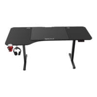 Höhenverstellbarer Tisch Virolahti 160x75cm schwarz