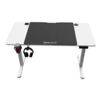 Höhenverstellbarer Tisch Stryn 120x60cm weiss