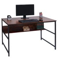 Schreibtisch Bürotisch Computertisch 120x60cm braun