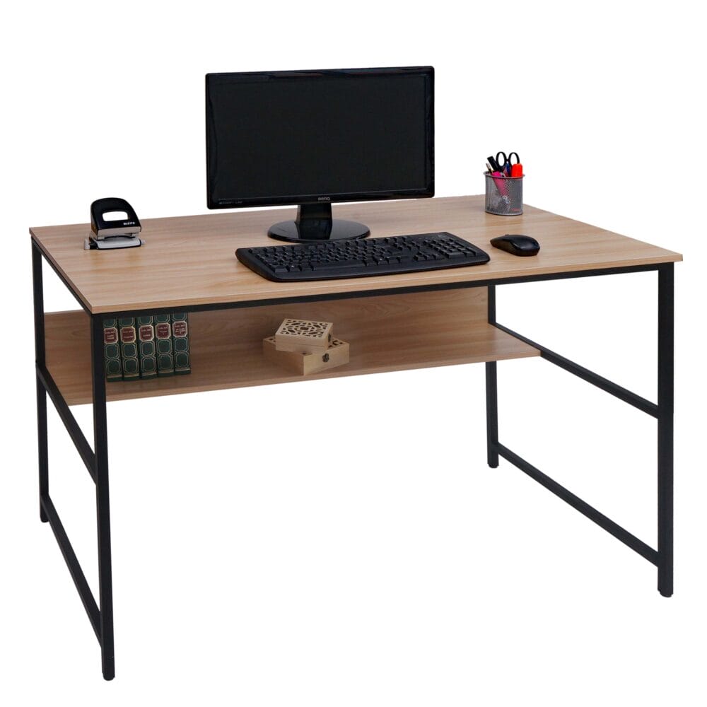 Schreibtisch Bürotisch Computertisch120x60cm natur