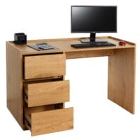 Schreibtisch Bürotisch Schublade 78x121x60cm Eiche-Optik