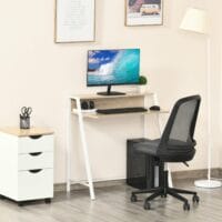 Schreibtisch Computertisch Bürotisch mit Ablagefach 84x45x85cm