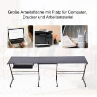 Schreibtisch Flexible Eck-Schreibtisch 210x50x73.5cm