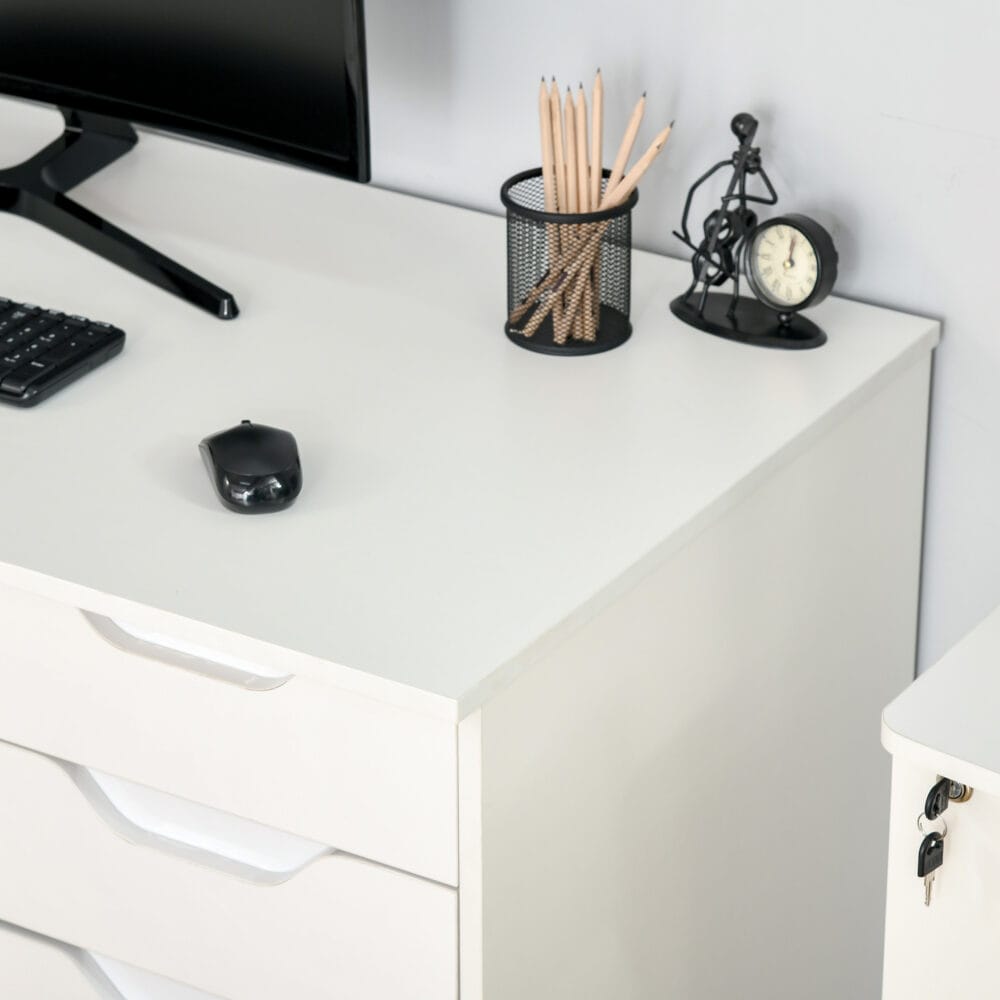 Schreibtisch mit 2 Schubladen 120x60x76cm