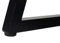 Schreibtisch mit Regal 100x50cm Metall MDF braun