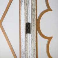 Shabby Chic Paravent Raumteiler aus Holz 170x120cm
