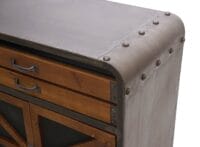Sideboard Kommode Holz & Metall Industrial 80x126x38cm
