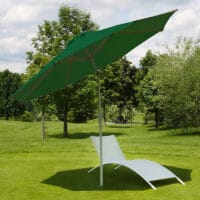 Sonnenschirm Ø 3m neigbar Polyester/Alu 5kg ~ grün