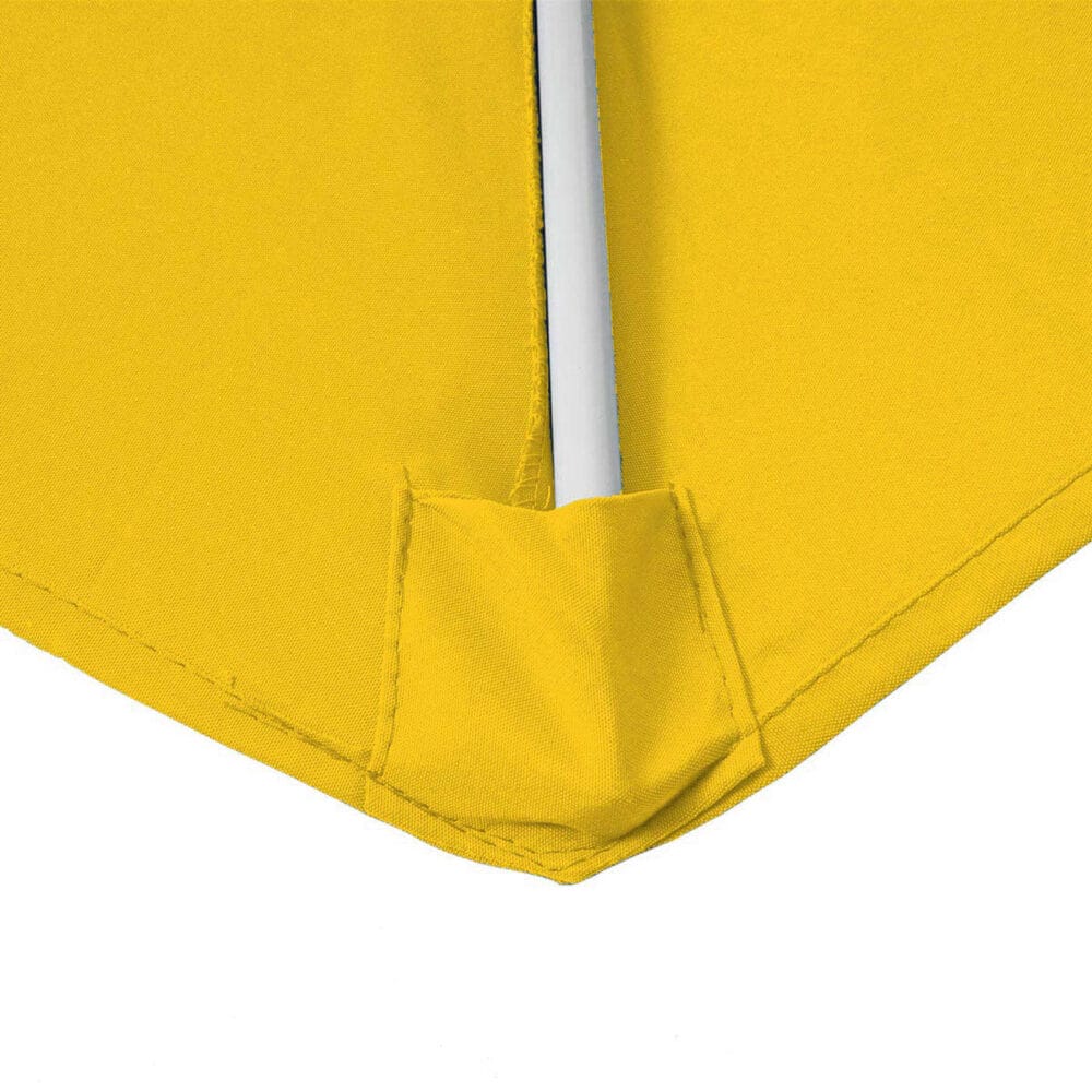Sonnenschirm halbrund Parla Alu 270cm gelb mit Ständer