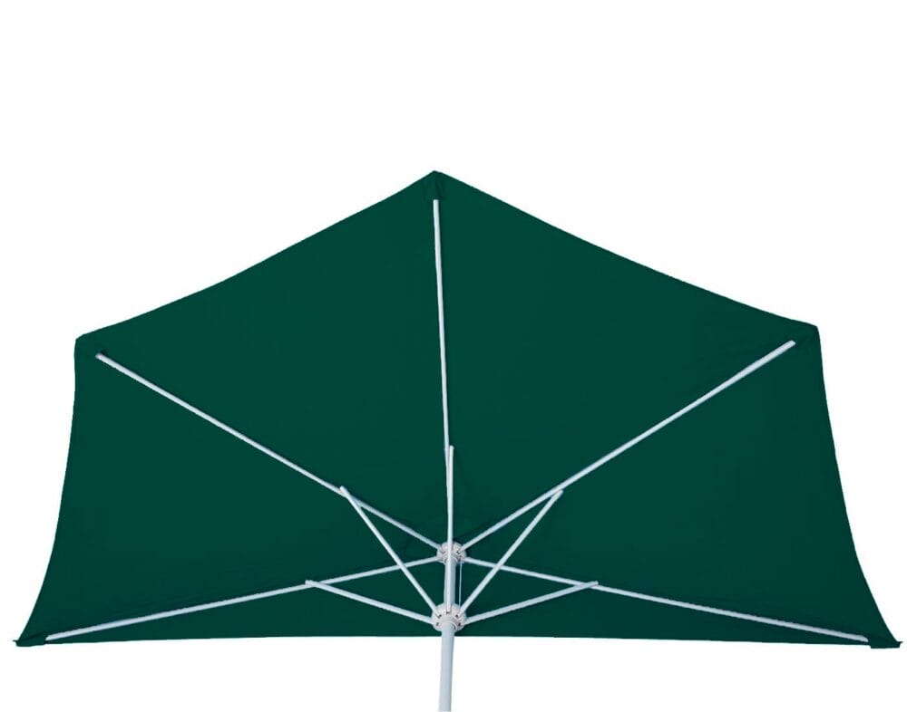 Sonnenschirm halbrund Parla Alu 270cm grün mit Ständer