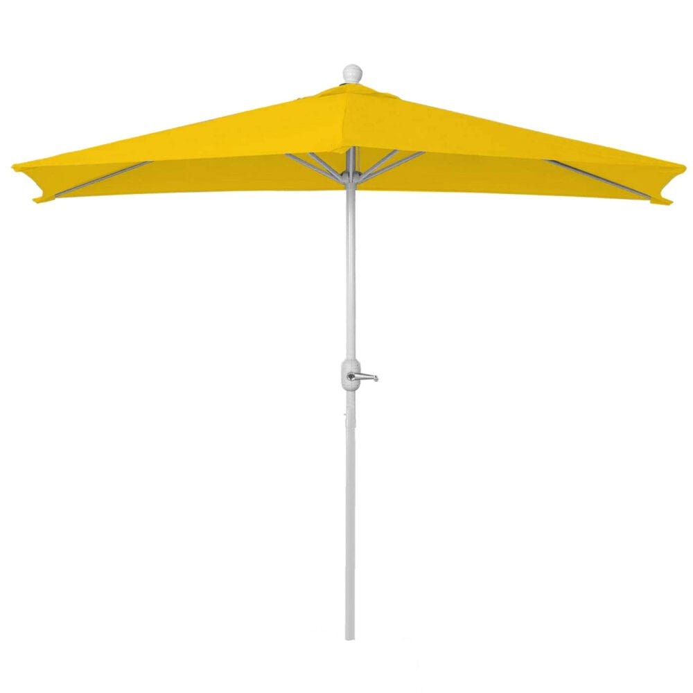 Sonnenschirm halbrund Parla Alu 300cm gelb ohne Ständer