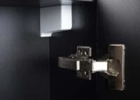 Spiegelschrank Badschrank Hängeschrank hochglanz 70x60x16cm schwarz