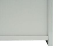 Spiegelschrank Badschrank Hängeschrank hochglanz 70x80x16cm grau