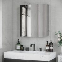 Spiegelschrank Badspiegelschrank mit 3 Innenböden 54x13x60cm