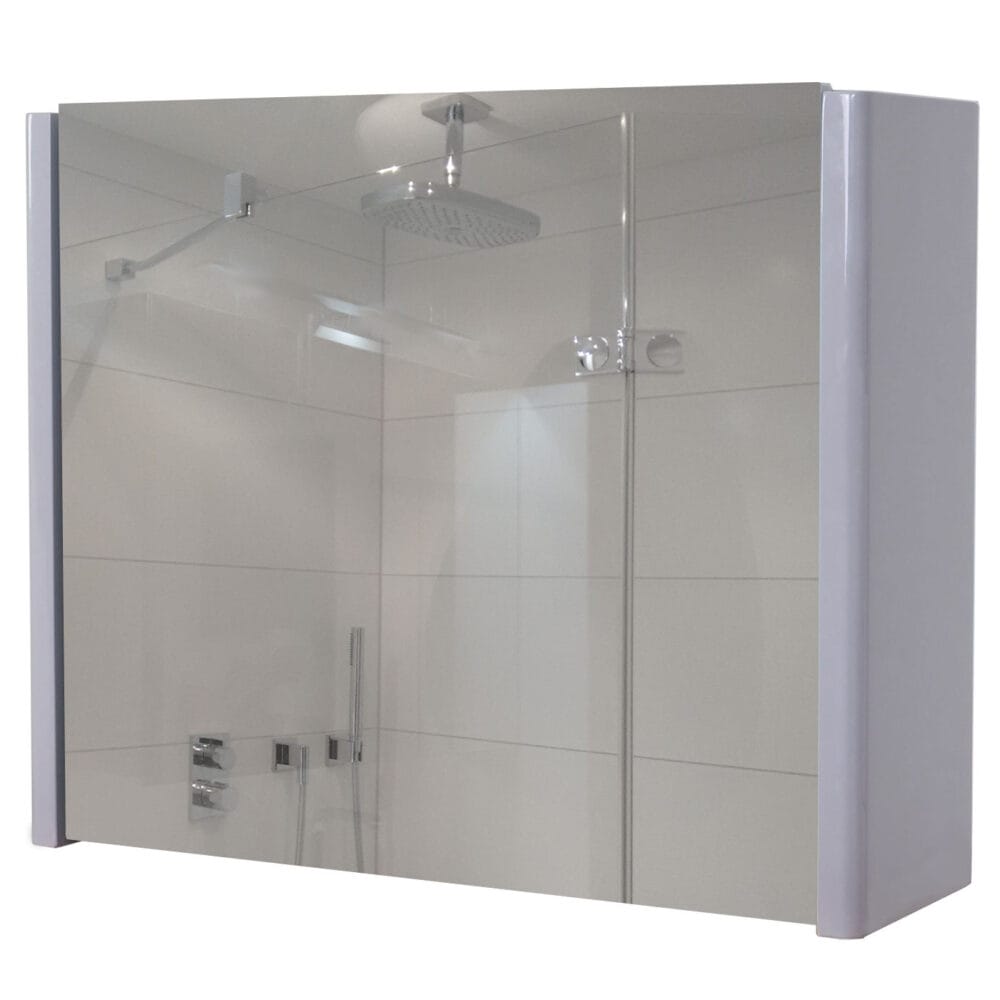 Spiegelschrank JAM-B19 Badspiegel aufklappbar hochglanz 48x59cm