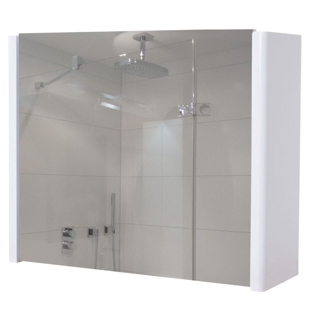 Spiegelschrank JAM-B19 Badspiegel aufklappbar hochglanz 48x79cm