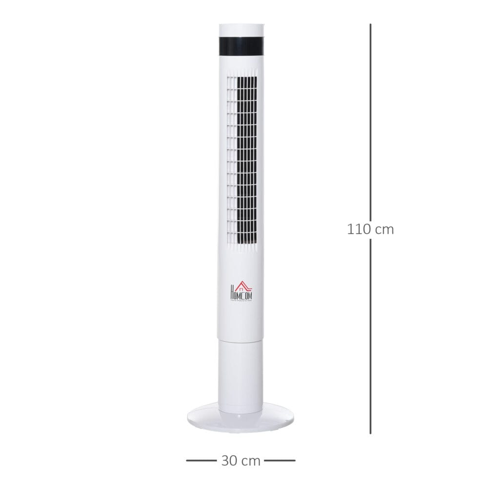 Standventilator Turmventilator 85°Oszillierend 110cm