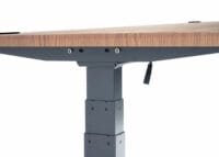 Stehpult Schreibtisch höhenverstellbar braun Struktur