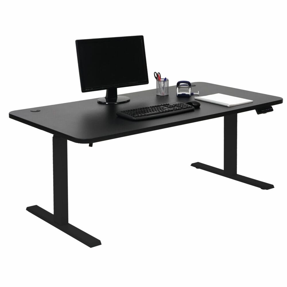 Stehpult Schreibtisch höhenverstellbar schwarz