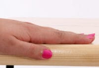 Stehtisch Bistrotisch Bartisch klappbar Kiefer Massivholz lackiert 110x70cm