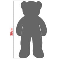 Teddybär Plüsch Teddy 50cm in Braun