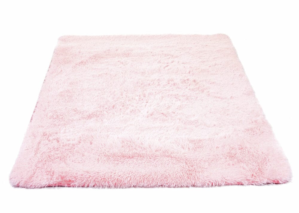 Teppich Shaggy Hochflor flauschig 160x120cm ~ rosa