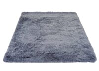 Teppich Shaggy Hochflor flauschig 200x140cm ~ grau