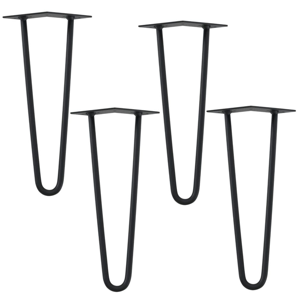 4er Set Hairpin 12.5 cm x 45 cm x 5 cm 2 Streben Tischbeine Makers
