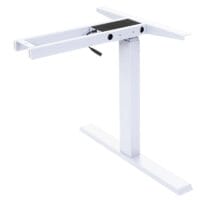 Tischgestell elektrisch höhenverstellbar für Eck-Schreibtisch weiss