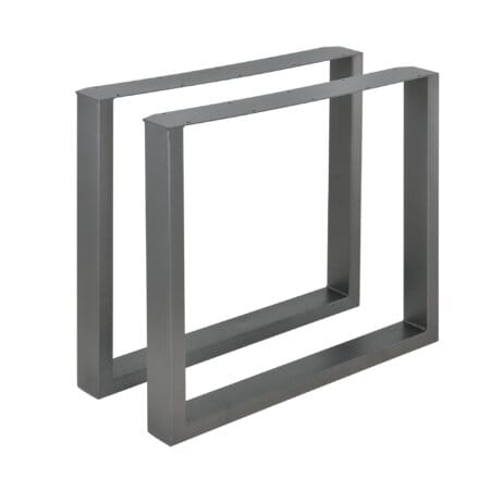 Tischbeine Metall 2x Tischgestell 80x72 cm